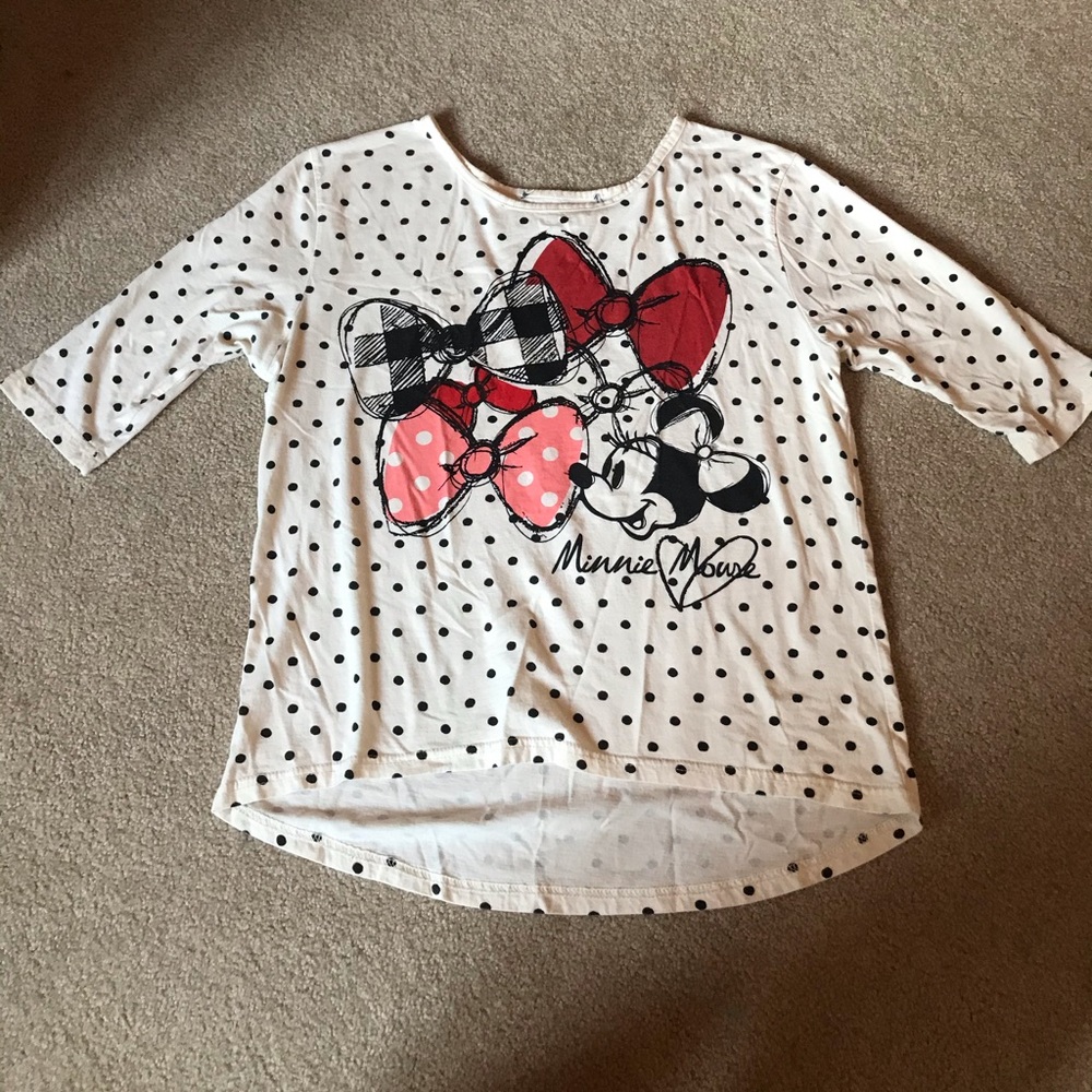 Disney’s mini mouse shirt!